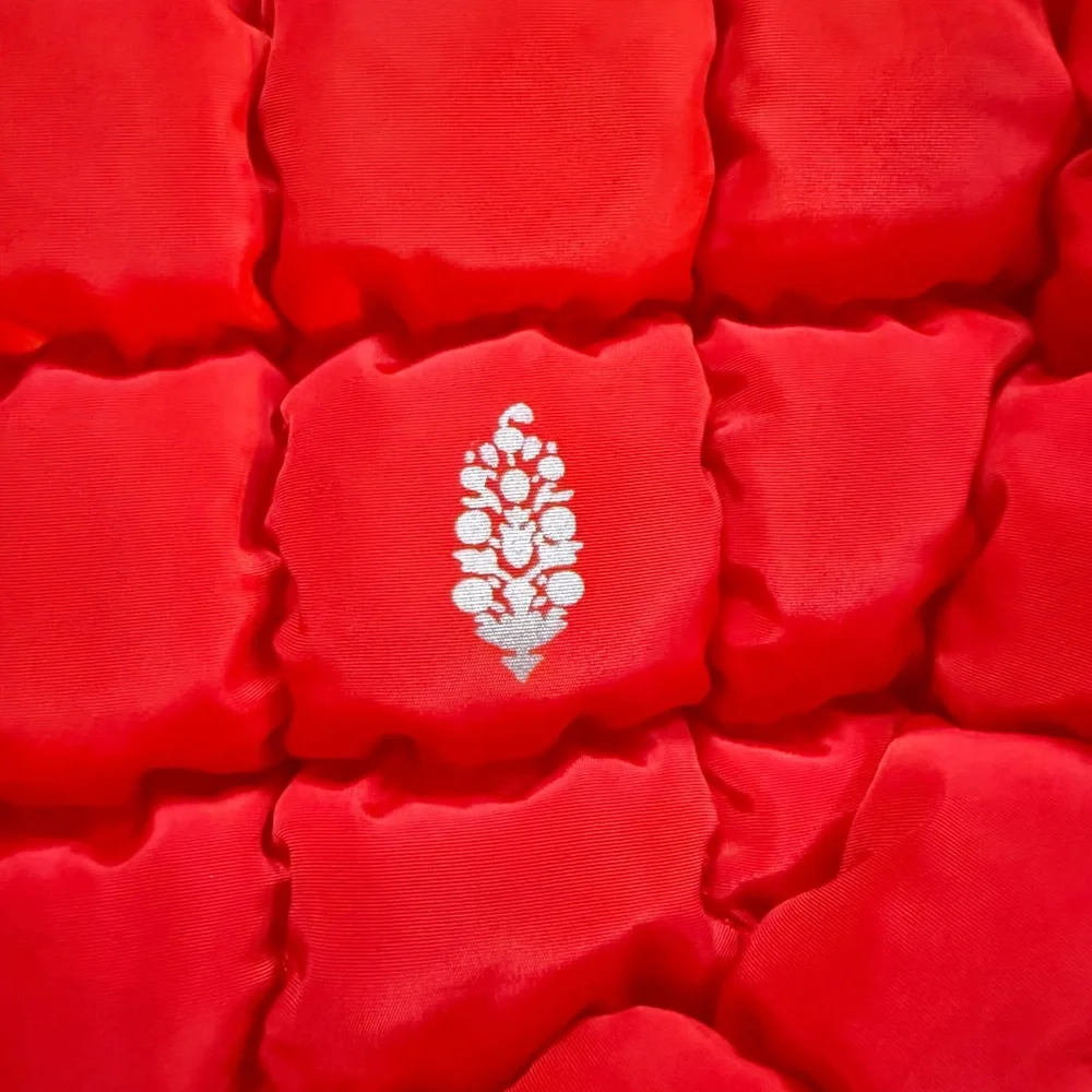 FREE PEOPLE FP Movement Quilted Carryall Bag - Chef’s Kiss Red Rouge